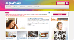 Desktop Screenshot of biquyetlamsach.com